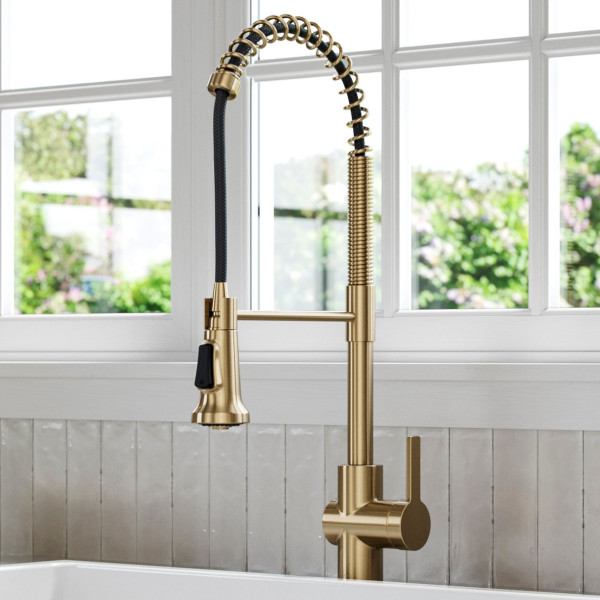 Kraus KPF-1691 Britt™ Commercial Style Pull-Down Single Handle Kitchen Faucet