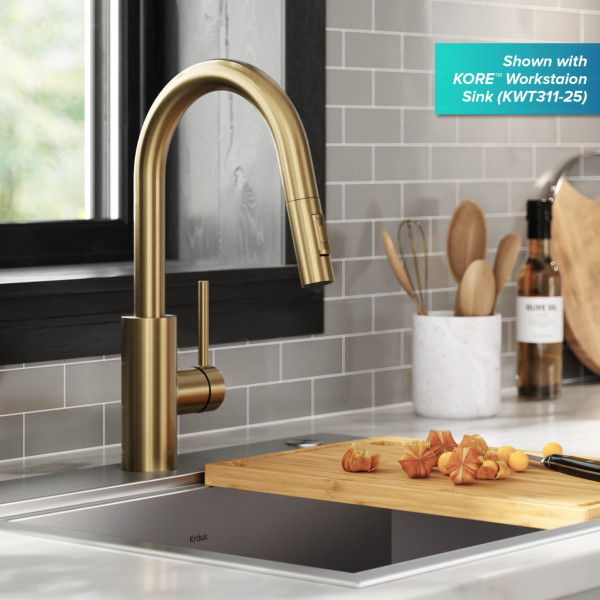 Kraus KPF-2620 Oletto™ Single Handle Pull Down Kitchen Faucet