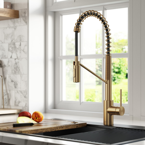 Kraus KPF-2631 Oletto™ Single Handle Pull Down Commercial Kitchen Faucet