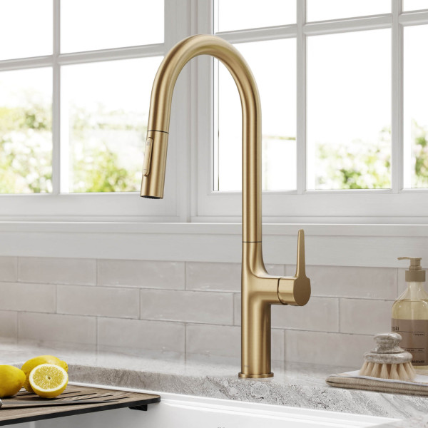 Kraus KPF-3101 Oletto™ Tall Modern Pull-Down Single Handle Kitchen Faucet