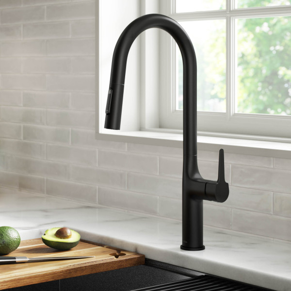Kraus KPF-3101 Oletto™ Tall Modern Pull-Down Single Handle Kitchen Faucet