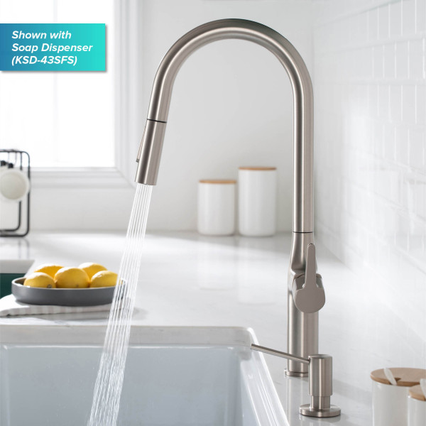 Kraus KPF-3101 Oletto™ Tall Modern Pull-Down Single Handle Kitchen Faucet