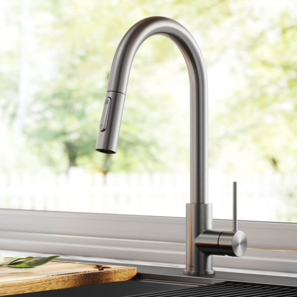 Kraus KPF-3104 Oletto™ Contemporary Pull-Down Single Handle Kitchen Faucet