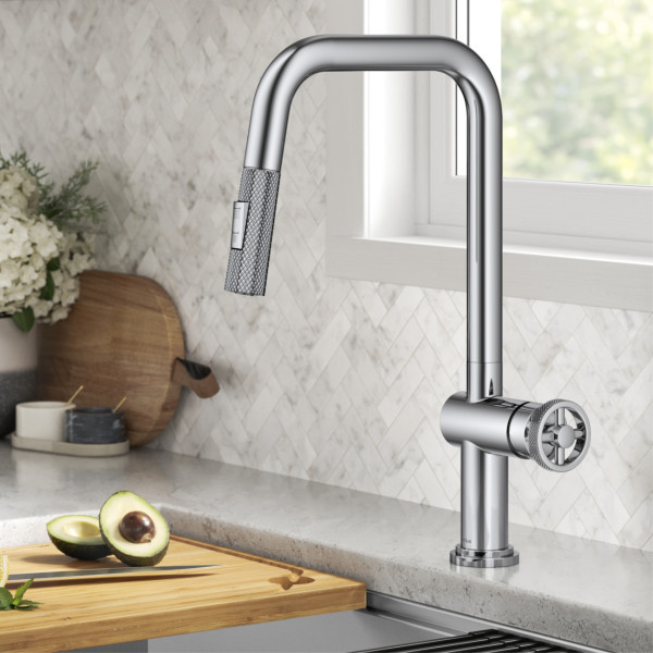 Kraus KPF-3126 Urbix™ Industrial Pull-Down Single Handle Kitchen Faucet
