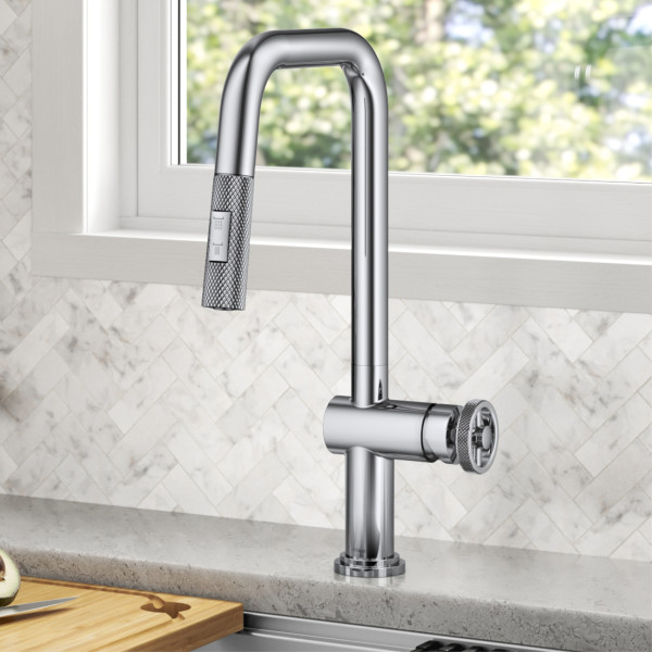 Kraus KPF-3126 Urbix™ Industrial Pull-Down Single Handle Kitchen Faucet