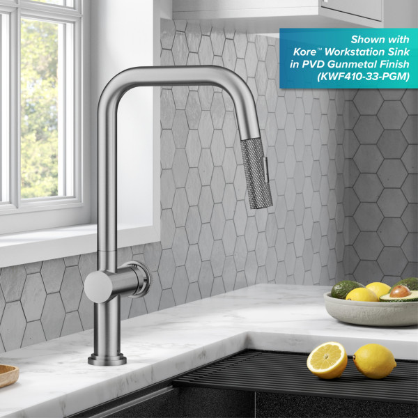 Kraus KPF-3126 Urbix™ Industrial Pull-Down Single Handle Kitchen Faucet