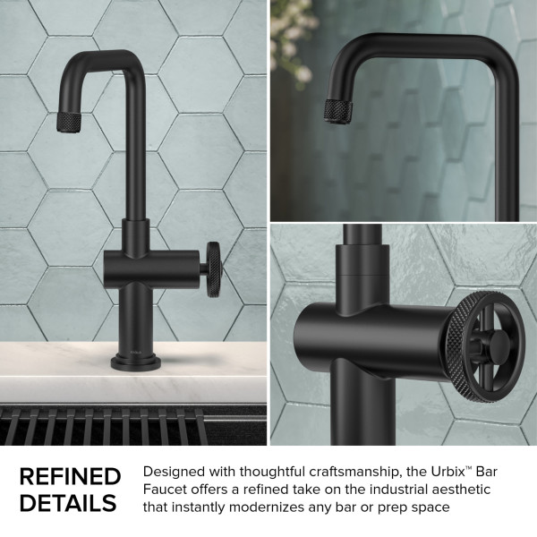 Kraus KPF-3127 Urbix™ Industrial Single Handle Kitchen Bar Faucet