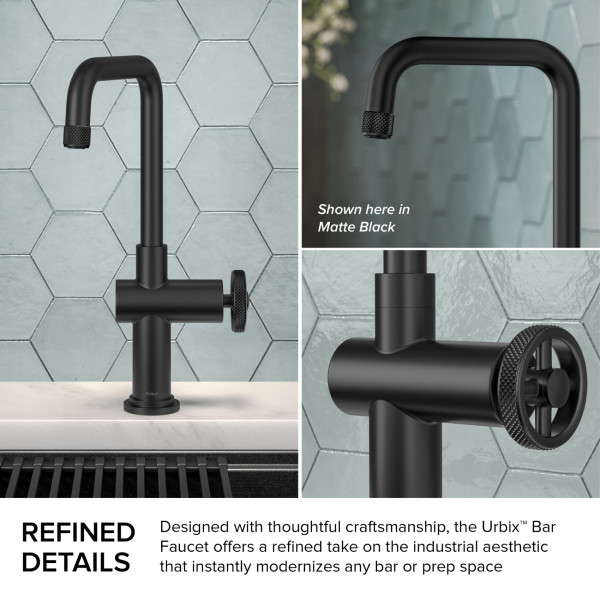 Kraus KPF-3127 Urbix™ Industrial Single Handle Kitchen Bar Faucet