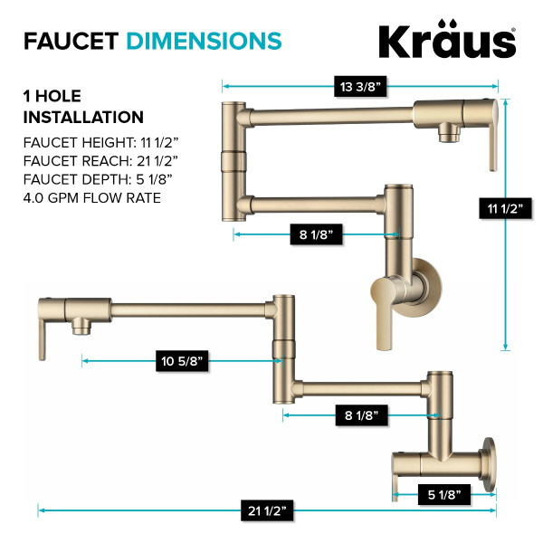 KRAUS KPF-5001SFACB in Bronze`