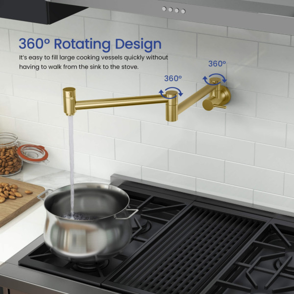 KIBI KPF601BG Circular Pot Filler