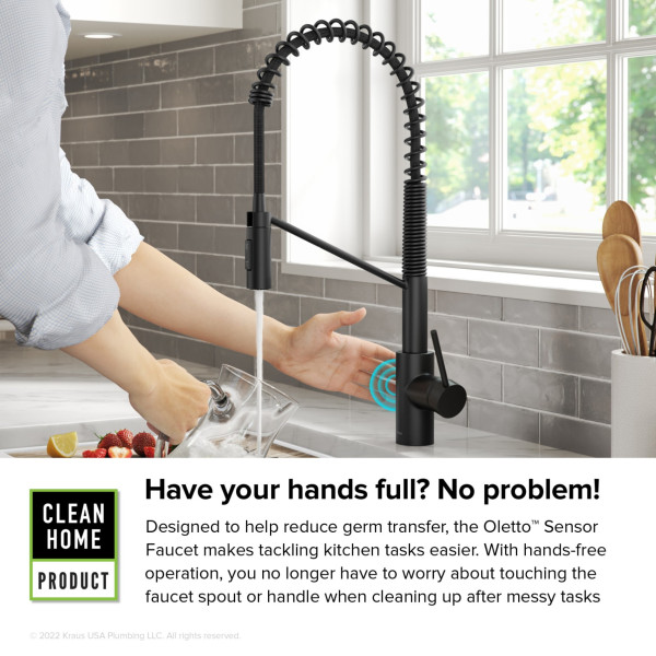 KRAUS KSF-2631 Commercial Pull-Down Single Handle Kitchen Faucet with QuickDock