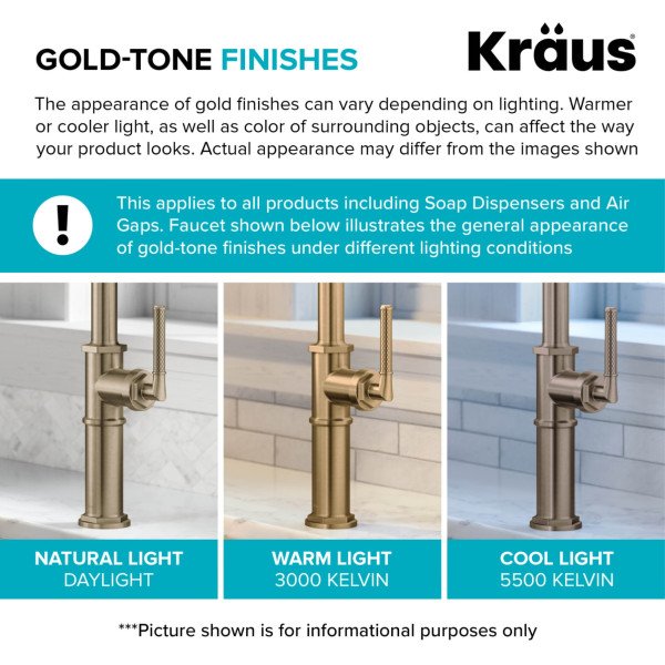 KRAUS KSF-3122SFACB Touchless Sensor Faucet with Sprayhead in Antique Bronze