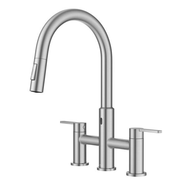 KRAUS KSF-3122SFS Touchless Sensor Faucet with Sprayhead in Stainless Steel