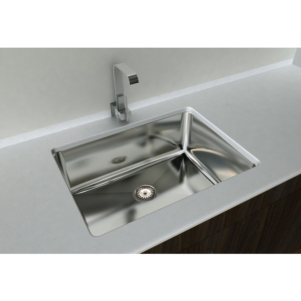Cantrio Koncepts KSS-3218-1 10mm Radius Stainless Steel Undermount KitchenSink