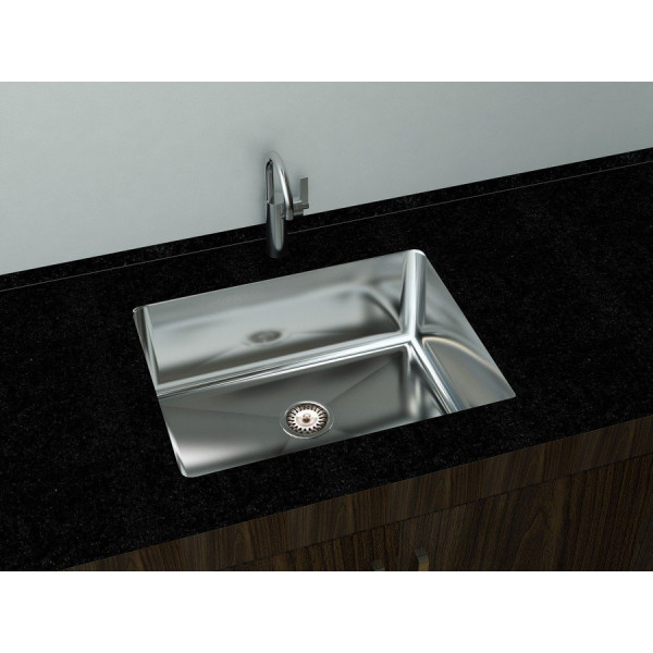 Cantrio Koncepts KSS-2318-1 One Bowl Undermount Stainless Steel Kitchen Sink