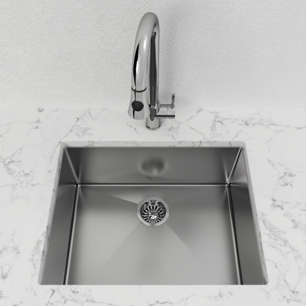 Cantrio Koncepts KSS-2318-1 One Bowl Undermount Stainless Steel Kitchen Sink