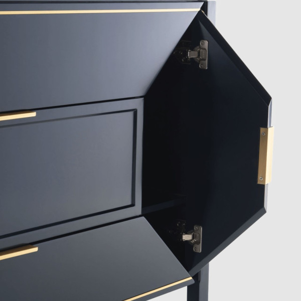Kubebath KV8848 Vetro 48 Inch Vanity With Quartz Counter Top