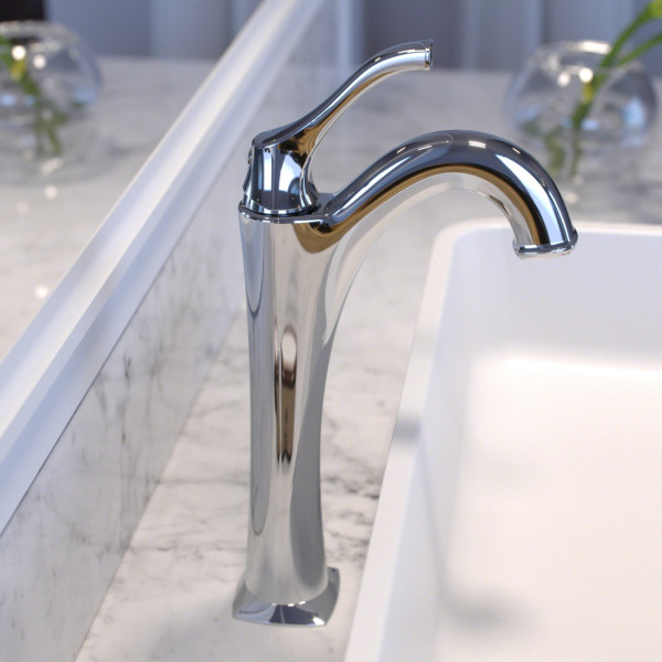 Kraus KVF-1200 Arlo™ Single Handle Vessel Faucet with Pop Up Drain