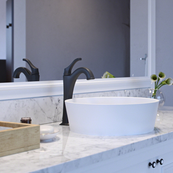 Kraus KVF-1200 Arlo™ Single Handle Vessel Faucet with Pop Up Drain
