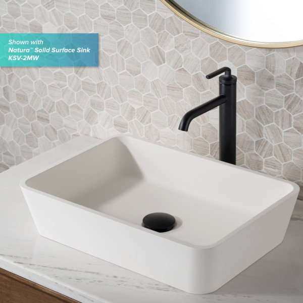 Kraus KVF-1220 Ramus™ Single Handle Vessel Faucet with Pop-Up Drain