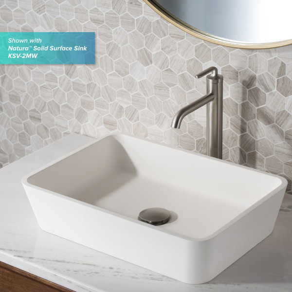 Kraus KVF-1220 Ramus™ Single Handle Vessel Faucet with Pop-Up Drain
