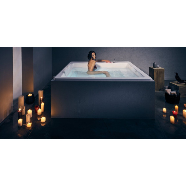 Aquatica Lacus-Wht-Std Lacus-Wht Drop-In Acrylic Bathtub