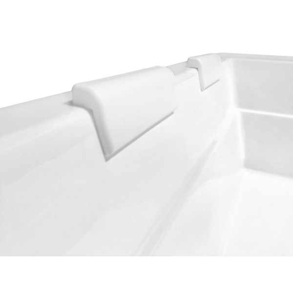Aquatica Lacus-Wht-Std Lacus-Wht Drop-In Acrylic Bathtub
