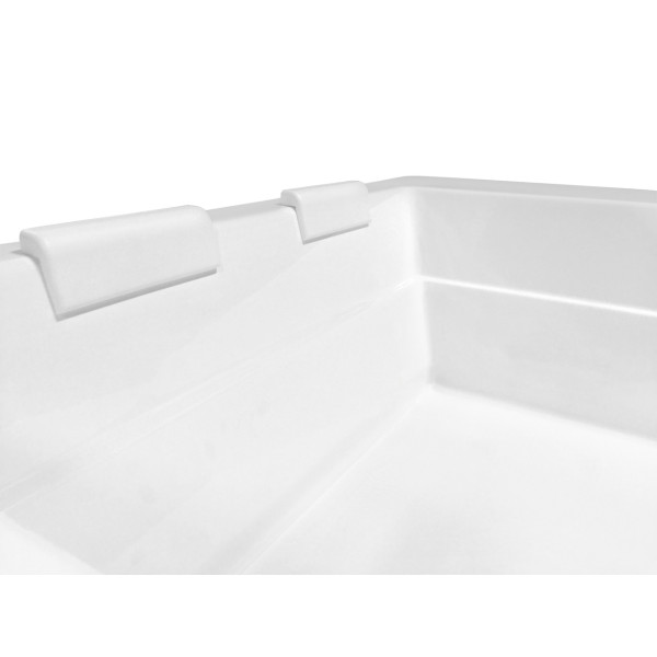Aquatica Lacus-Wht-Std Lacus-Wht Drop-In Acrylic Bathtub