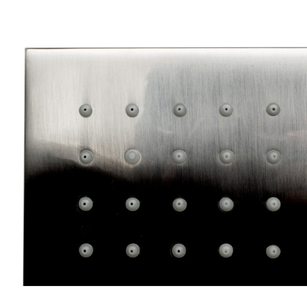 ALFI brand LED12S 12 Inch Square Multi Color LED Rain Shower Head