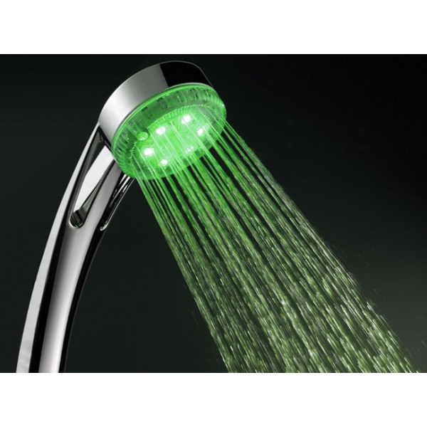 LED3103 Multi Color LED Temperature Detectable Shower Head