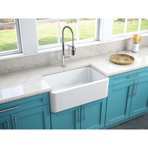   Latoscana LFS3018W LaToscana 30 Inch Reversible Fireclay Sink