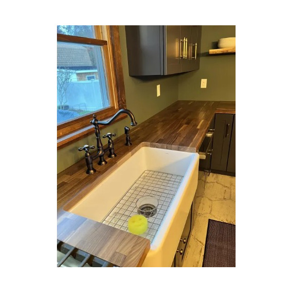   Latoscana LFS3318W LaToscana 33 Inch Reversible Fireclay Sink