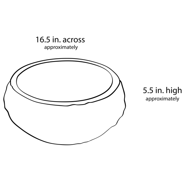 ANZZI LS-AZ149 Desert Ash Handcrafted Vessel Sink In Classic Cream Marble