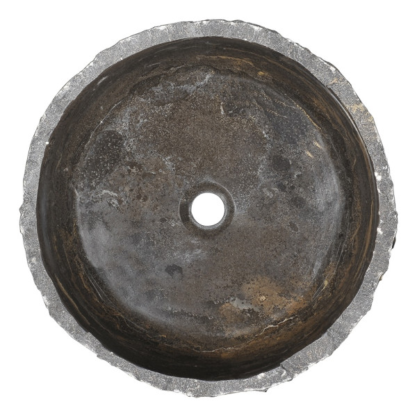 ANZZI LS-AZ152 Umbral Crown Natural Stone Vessel Sink In Blue Stone