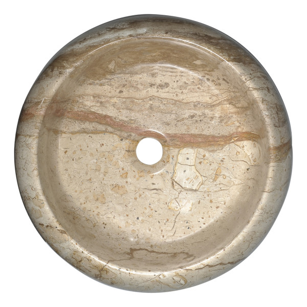 ANZZI LS-AZ204 Valley Crest Handcrafted Natural Vessel Sink In Rain Coffee