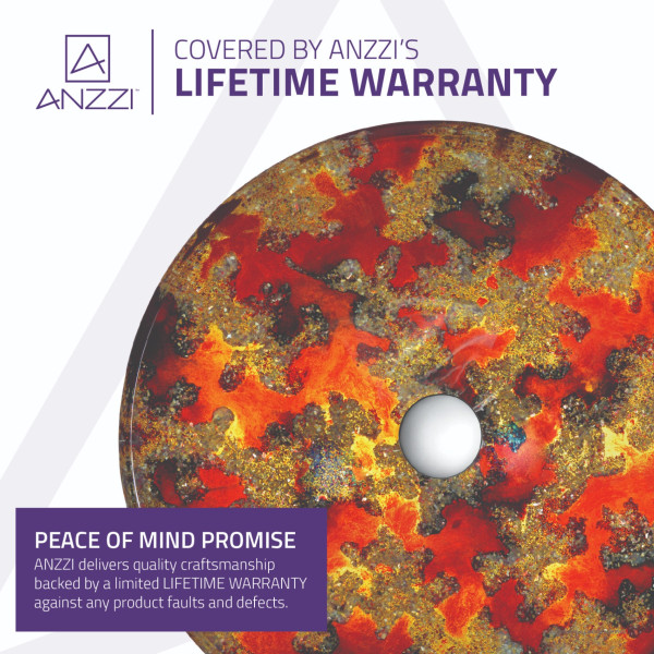 ANZZI LS-AZ219 Chrona Series Deco-Glass Vessel Sink In Hardened Magma