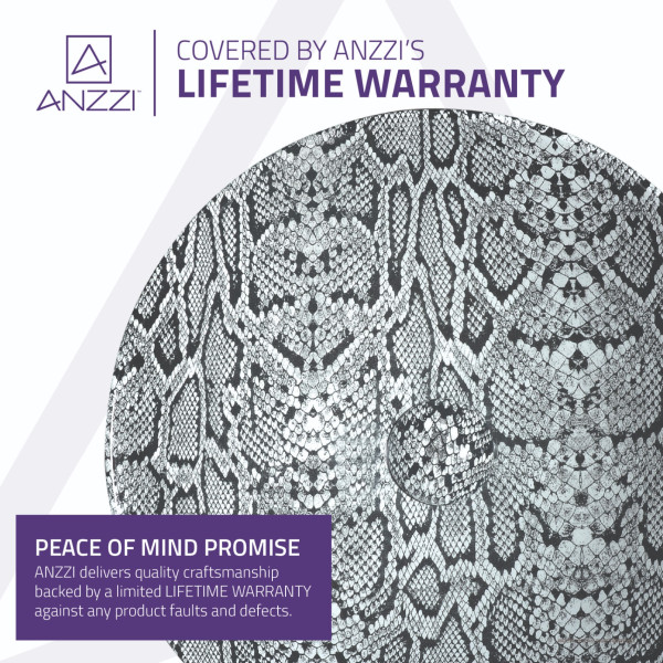 ANZZI LS-AZ232 Diamond Back Crown Ceramic VesselSink In Diamond Back Finish
