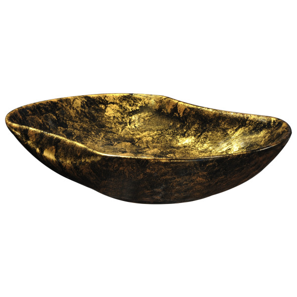 ANZZI LS-AZ239 Apollo Gold Ceramic Vessel Sink In Apollo Gold Finish