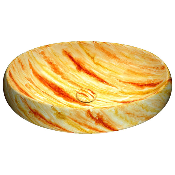 ANZZI LS-AZ240 Pastel Series Ceramic Vessel Sink In Pastels Finish