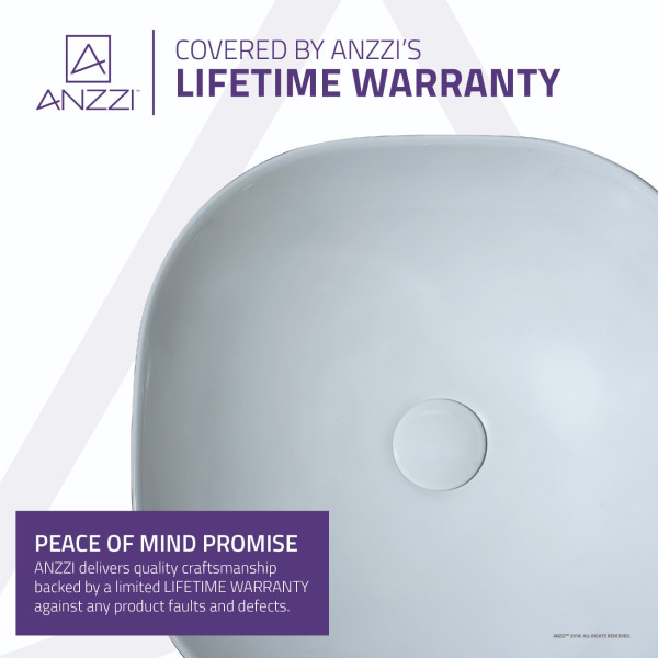 ANZZI LS-AZ244 Byzantian Ceramic Vessel Sink In Byzantine Mosaic Finish