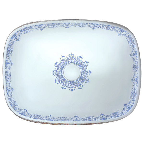 ANZZI LS-AZ247 Byzantian Ceramic Vessel Sink In Byzantine Mosaic Finish