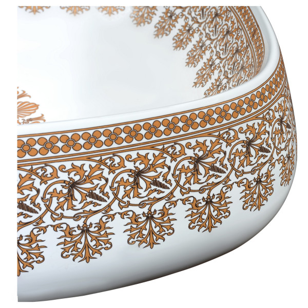ANZZI LS-AZ248 Byzantian Ceramic Vessel Sink In Byzantine Mosaic Finish