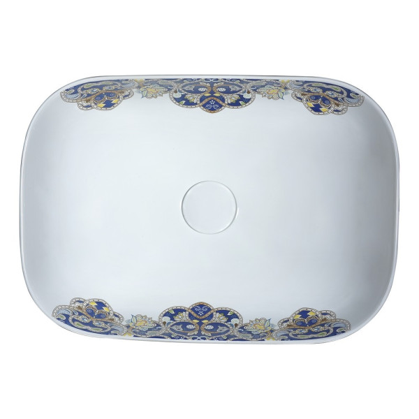 ANZZI LS-AZ249 Byzantian Ceramic Vessel Sink In Byzantine Mosaic Finish