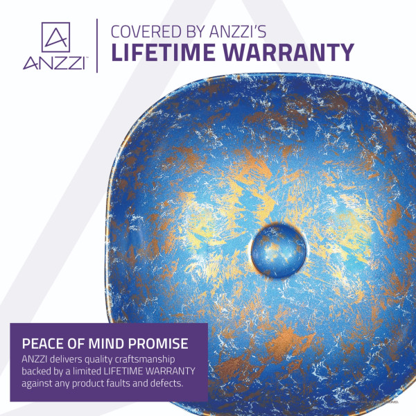 ANZZI LS-AZ253 Marbled Series Ceramic Vessel Sink In Marbled Tulip Finish