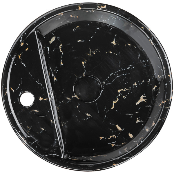 ANZZI LS-AZ256 Rhapsody Series Ceramic Vessel Sink In Neolith Marble Finish