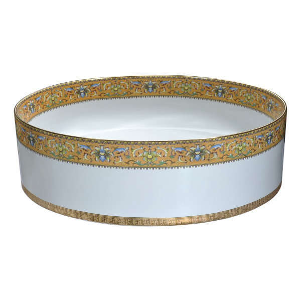 ANZZI LS-AZ266 Byzantian Series Ceramic Vessel Sink In Mosaic Gold