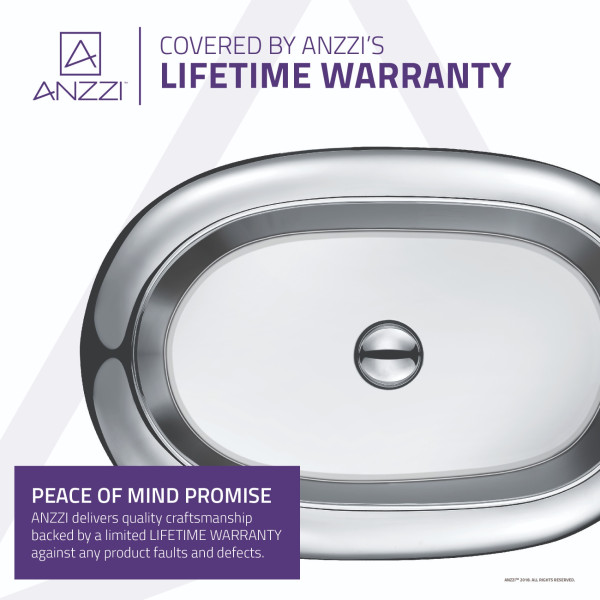 ANZZI LS-AZ269 Prussian Series Vitreous China Ceramic Vessel Sink In Silver