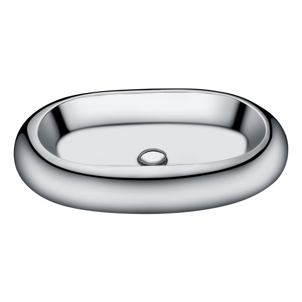 ANZZI LS-AZ269 Prussian Series Vitreous China Ceramic Vessel Sink In Silver