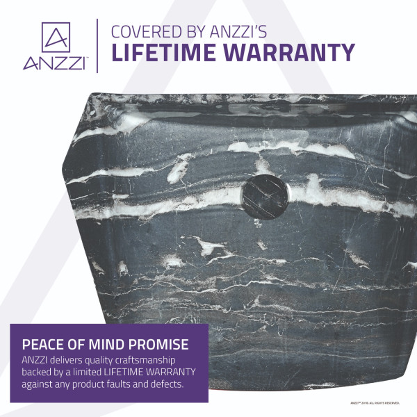 ANZZI LS-AZ278 Sona Vitreous China Ceramic Vessel Sink In Marbled Adobe