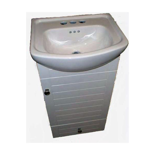 White Empire M18T Mini/Metropolitan 18'' Narrow Depth Vanity